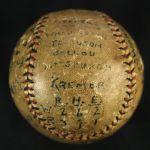 1925 (October 13) Sam Rice Washington Senators Game Used ONL Heydler World Series Game 6 Foul Ball (MEARS LOA)