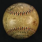 1925 (October 13) Sam Rice Washington Senators Game Used ONL Heydler World Series Game 6 Foul Ball (MEARS LOA)