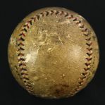 1925 (October 13) Sam Rice Washington Senators Game Used ONL Heydler World Series Game 6 Foul Ball (MEARS LOA)