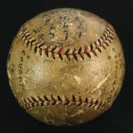 1925 (October 13) Sam Rice Washington Senators Game Used ONL Heydler World Series Game 6 Foul Ball (MEARS LOA)