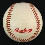 1990 Cincinnati Reds Oakland Athletics Game Used World Series Vincent Baseball (MEARS LOA)