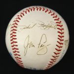 1983 Multi Signed OAL MacPhail Baseball w/ 10 Signatures Including Paul McCartney, Luke Appling, Phil Rizzuto & More (MEARS LOA)