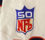 1965-66 circa Gayle Sayers Chicago Bears Wilson Jersey with 50th Anniversary Patch