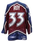 1990-2000s Colorado Avalanche Professional & Retail Model Jersey Collection - Lot of 8 w/ Patrick Roy Signed & More (MEARS LOA/JSA)
