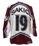 1990-2000's Colorado Avalanche Professional & Retail Model Jersey Collection - Lot of 8 w/ Patrick Roy Signed & More (MEARS LOA/JSA)