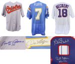 1990s-2000s Baseball Football Basketball Hockey Golf Memorabilia Collection - Lot of 13 w/ Reggie Jackson, Carl Yastrzemski & Doug Flutie Signed (JSA)