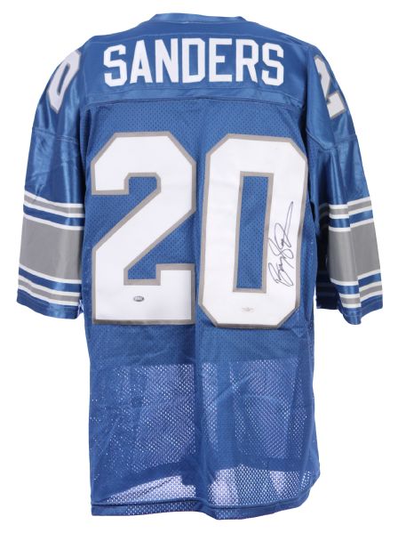1990s Barry Sanders Detroit Lions Autographed Jersey (JSA)