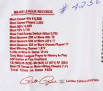 2000 Pete Rose Cincinnati Reds Autographed Inscribed Stat Jersey (Field of Dreams LOA)