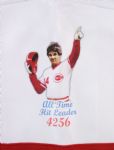 2000 Pete Rose Cincinnati Reds Autographed Inscribed Stat Jersey (Field of Dreams LOA)