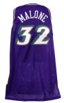1999-2000 Karl Malone Utah Jazz Game Worn Road Jersey (MEARS LOA)