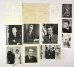 1950-70s Political Collection of Signed Photos, unsigned stationary, and Newspaper (13)