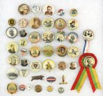 1900-1910 circa Celluloid Pinback Button Collection (42)