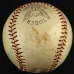 1960s Milwaukee Braves Multi Signed National League Baseball w/ 12 Signatures Including Hank Aaron & More (MEARS LOA)