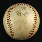 1960s Milwaukee Braves Multi Signed National League Baseball w/ 12 Signatures Including Hank Aaron & More (MEARS LOA)