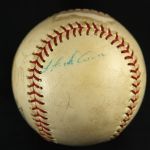 1960s Milwaukee Braves Multi Signed National League Baseball w/ 12 Signatures Including Hank Aaron & More (MEARS LOA)