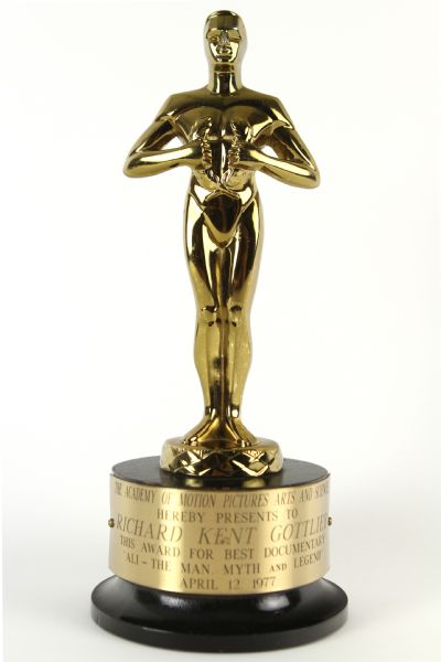 1977 Muhammad Ali The Man Myth & Legend Replica Oscar Award 