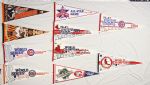 1950's-90's Baseball Football Basketball College Full Size Pennant Collection - Lot of 86