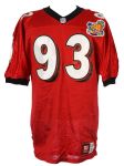 1998 Joel Steed Pittsburgh Steelers Game Worn AFC Pro Bowl Jersey (MEARS LOA)