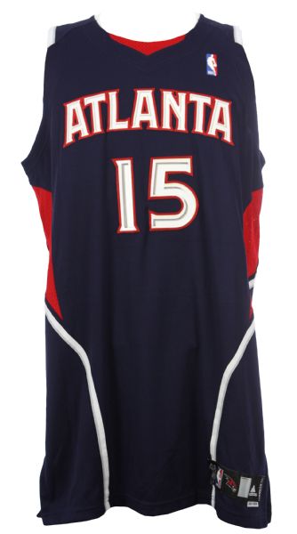 2007-08 Al Horford Atlanta Hawks Game Worn Road Jersey (MEARS LOA) Rookie Season