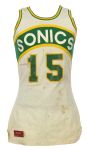 1979-82 Vinnie Johnson Seattle Supersonics Game Worn Home Jersey (MEARS LOA)