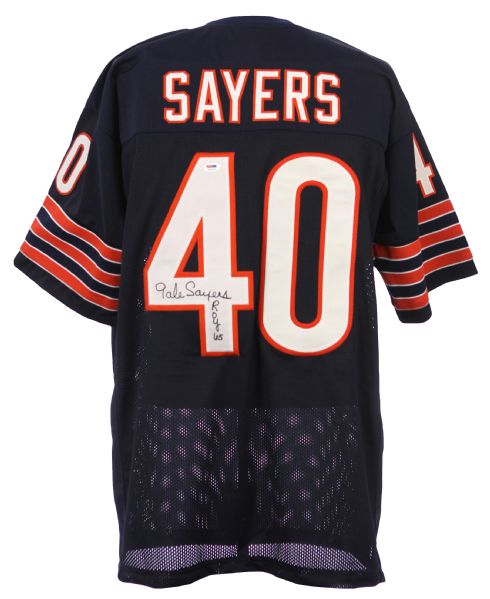2014 Gale Sayers Chicago Bears Signed & Inscribed Jersey (PSA/DNA)