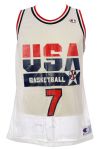 1992 Larry Bird Boston Celtics Signed USA Basketball Dream Team Jersey (JSA)
