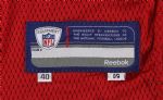 2009 Glen Coffee San Francisco 49ers Signed Game Worn Home Jersey (MEARS LOA/JSA)