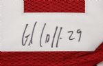 2009 Glen Coffee San Francisco 49ers Signed Game Worn Home Jersey (MEARS LOA/JSA)