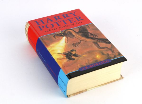 2000 Harry Potter & The Goblet of Fire Hardcover Book - Rare Print Inverse Error