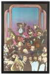 1973 Stars of Rock N Roll 26" x 38" Framed Print w/ Elvis Presley, The Beatles, The Rolling Stones, Jimi Hendrix & More 