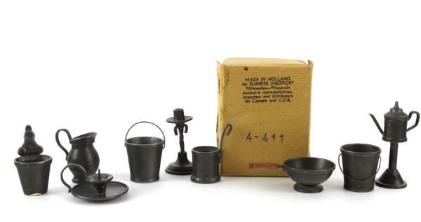 1920s circa Accoutrement Collections Given to Guests of Pabst Mansion w/ Original Boxes - Lot of 3
