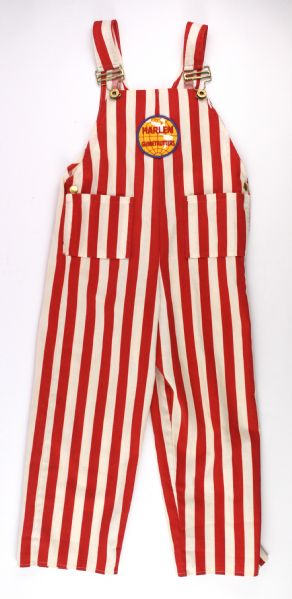 1960s Harlem Globetrotters Red & White Striped Youth Overalls