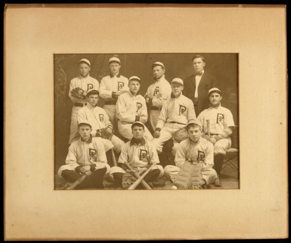 1910s circa STP Baseball 9.5" x 11.5" Matted Team Photo