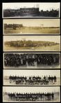 1919 University of Maine Black Bears Football 3 1/4" x 12" Photo Collection - Lot of 6