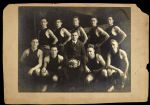 1914-15 Buffalo New York Basketball Champs 8.75" x 12.5" Mounted Team Photo