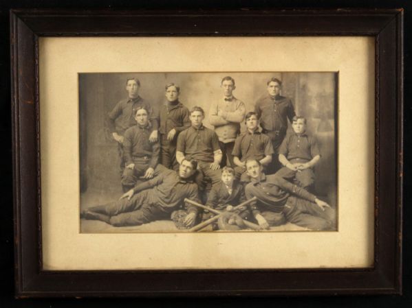 1910s circa Baseball 8.5" x 11" Framed Team Photo 