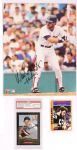 2000s Baseball Football Celebrity Autograph Collection - Lot of 6 w/ Hank Aaron, Jack Ham, Harmon Killebrew & More 