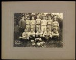 1926 CHS Baseball Team 5"x7" Vintage Photo on Mount (Identified on Reverse)