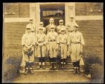 1920s MV Youth Baseball Team in Flannel Uniforms 8x10 Vintage Photo on Mount
