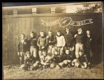 1907 Victories Football Team 3"x4" Vintage Photo