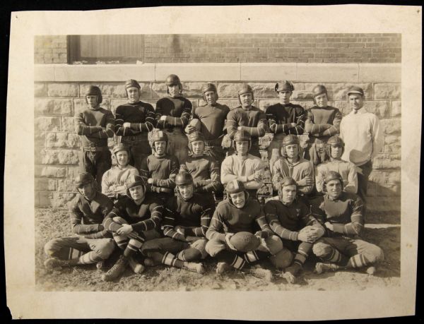 1920s Young Adult Football 6x8 Vintage Football Photo