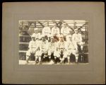 1890-1910 circa BPOE (Elks) Baseball Team 5x7 Photo On Mount