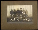 1900 circa Port Dick Baseball Team 4.5x6.5 Vintage Photo On Mount