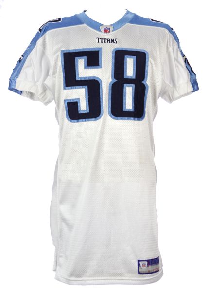 2004 Ken Amato Tennessee Titans Game Worn Road Jersey (MEARS LOA)