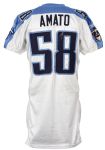 2004 Ken Amato Tennessee Titans Game Worn Road Jersey (MEARS LOA)