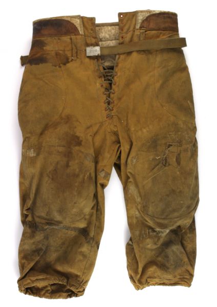 1910s circa Game Used John Brine College Outfitters Padded Football Pants (MEARS LOA)