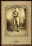1920s Adult Football Player 5x7 Vintage Photo in Decorative Cardboard Frame