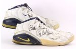 2000s Bob Lanier Milwaukee Bucks Signed Post Career Size 22 Nike Sneakers (JSA)