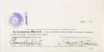 1952 Richard Gernert of the Louisville Baseball Club Uniform Agreement Players Contract signed by Joe Cronin (JSA)