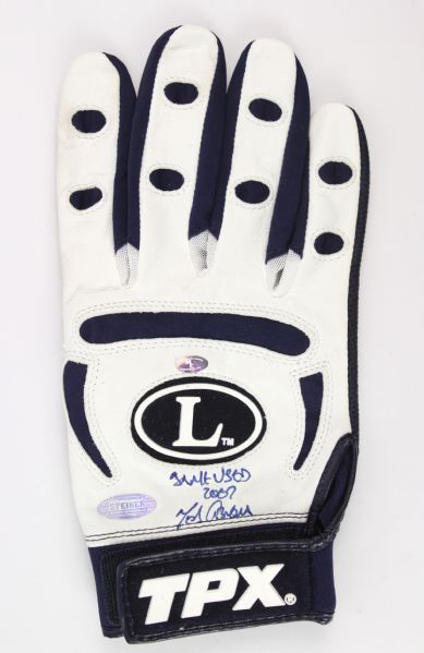 2007 Melky Cabrera New York Yankees Game Worn Autographed Batting Glove (Steiner LOA)